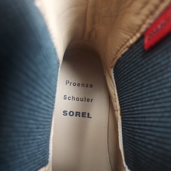 Sorel x Proenza Schouler Women CARIBOU Black Lug Chelsea Boot - Picture 4 of 11